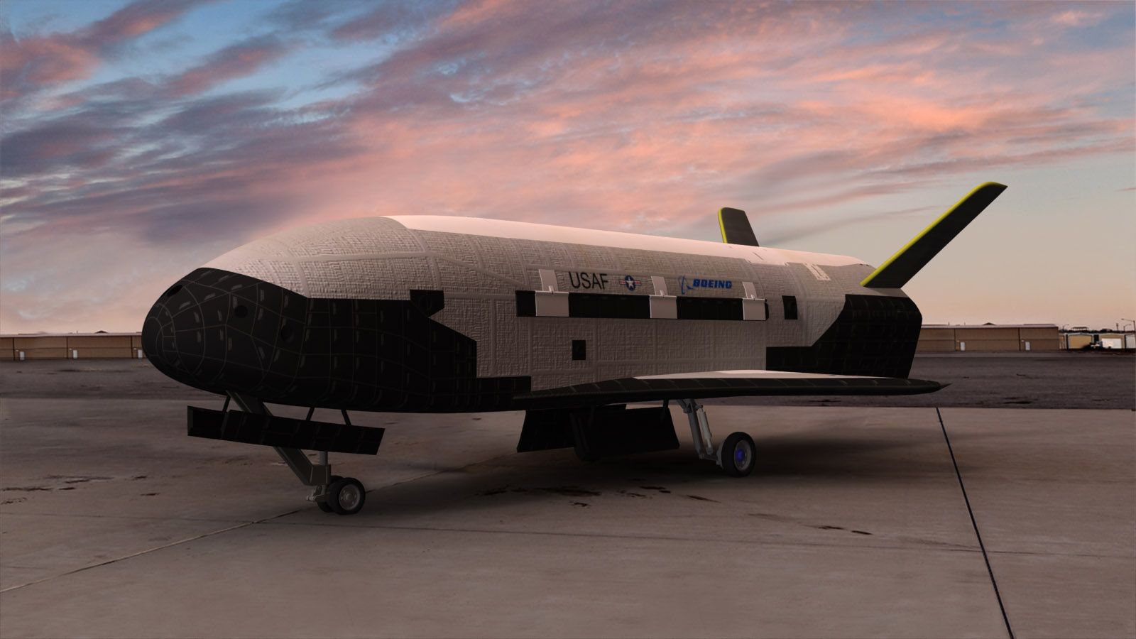 X-37B OTV轨道试验飞行器特征库RCS缩比模型